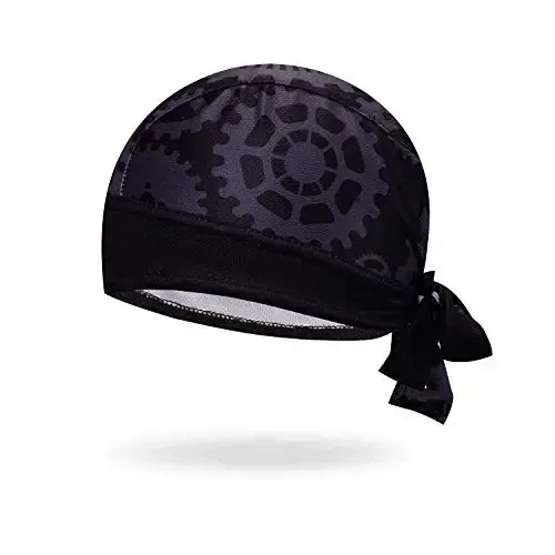 JPOJPO Women Men's Cycling Cap MTB Bike Bicycle Hat Sweat Wicking Rags Helmet Liner Skull Breathable Head Wrap Sport - 1
