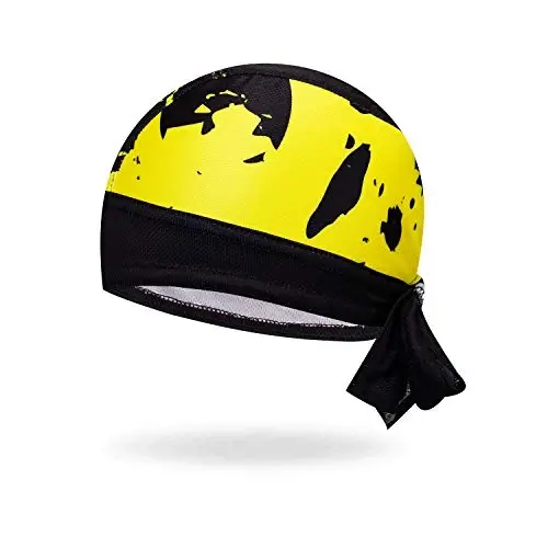 JPOJPO Women Men's Cycling Cap MTB Bike Bicycle Hat Sweat Wicking Rags Helmet Liner Skull Breathable Head Wrap Sport - 1
