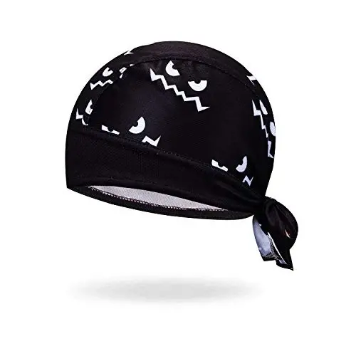 JPOJPO Women Men's Cycling Cap MTB Bike Bicycle Hat Sweat Wicking Rags Helmet Liner Skull Breathable Head Wrap Sport - 1