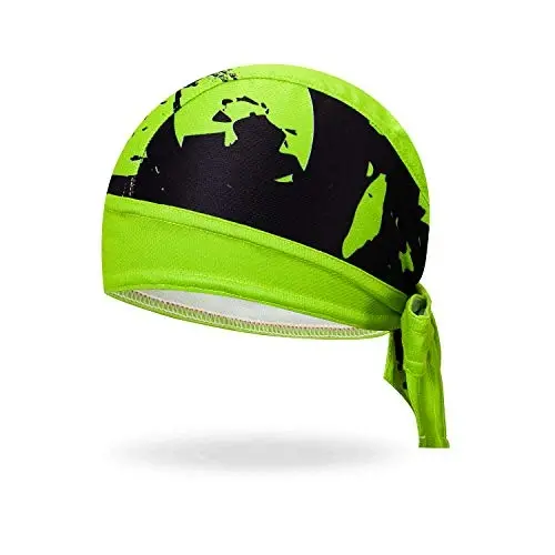 JPOJPO Women Men's Cycling Cap MTB Bike Bicycle Hat Sweat Wicking Rags Helmet Liner Skull Breathable Head Wrap Sport - 1