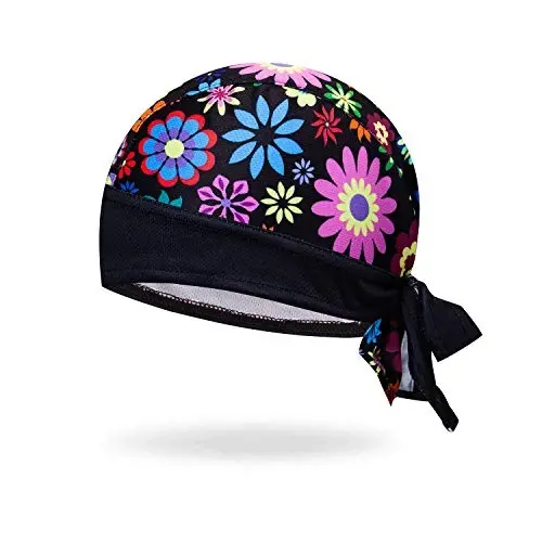 JPOJPO Women Men's Cycling Cap MTB Bike Bicycle Hat Sweat Wicking Rags Helmet Liner Skull Breathable Head Wrap Sport - 1