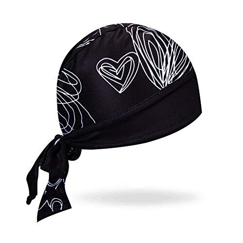 JPOJPO Women Men's Cycling Cap MTB Bike Bicycle Hat Sweat Wicking Rags Helmet Liner Skull Breathable Head Wrap Sport - 2