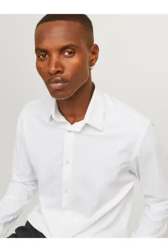 JPRBLAACTIVE STRETCH ERKEK GÖMLEK-White - 3