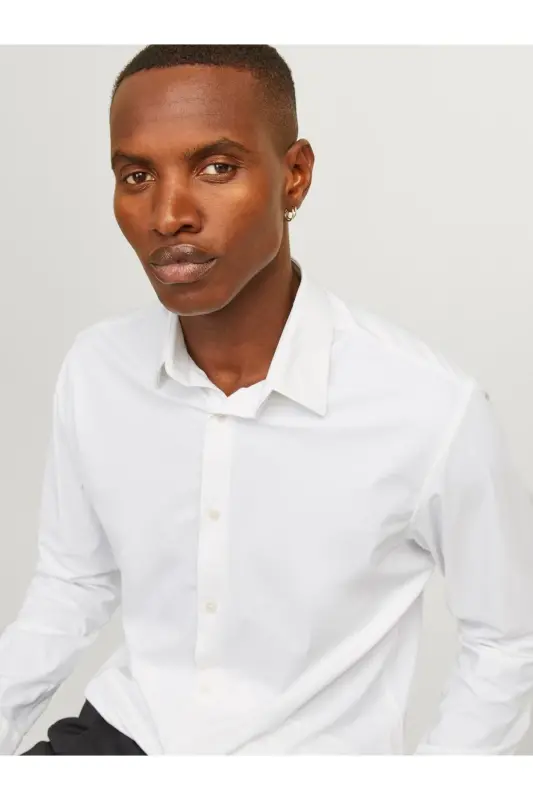 JPRBLAACTIVE STRETCH ERKEK GÖMLEK-White - 3
