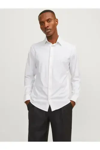 JPRBLAACTIVE STRETCH МУЖСКАЯ РУБАШКА-White - 1