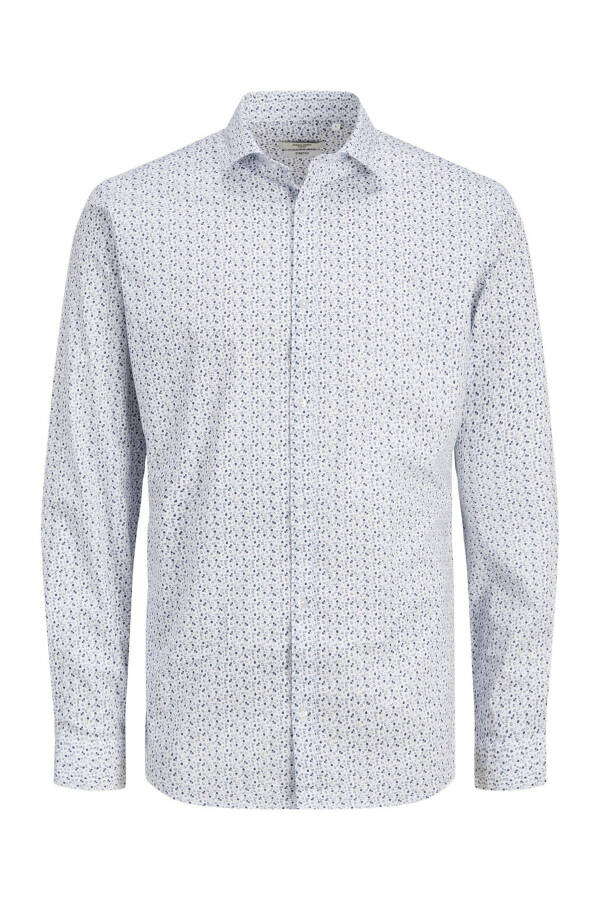 Jprblablackpool Stretch Shırt Ls Aw22 Sn-White SLIM FIT - 5