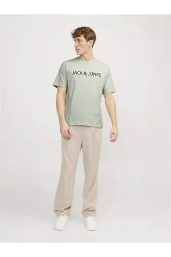 JPRBLAJACK SS TEE CREW NECK FST LN GREEN - Green Tint - 8