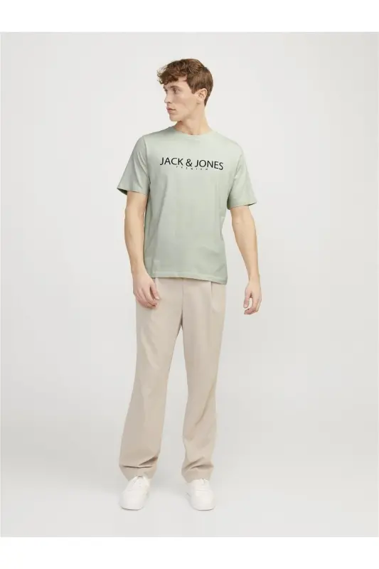 JPRBLAJACK SS TEE CREW NECK FST LN GREEN - Green Tint - 8