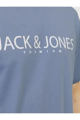 Jprblajack Ss Crew Neck Fst Ln Erkek T-shırt-Troposphere - 4