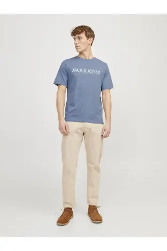 Jprblajack Ss Crew Neck Fst Ln Erkek T-shırt-Troposphere - 8