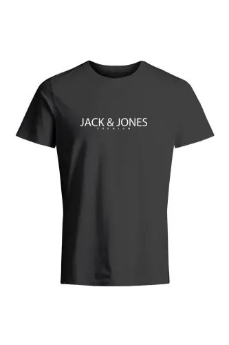 JPRBLAJACK SS TEE CREW NECK FST LN Black - Black Onyx - 1