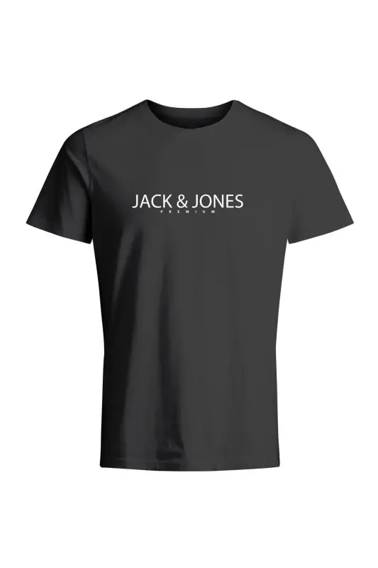 JPRBLAJACK SS TEE CREW NECK FST LN Black - Black Onyx - 1