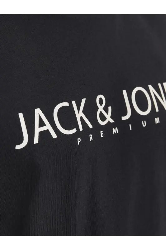 JPRBLAJACK SS TEE CREW NECK FST LN Black - Black Onyx - 4