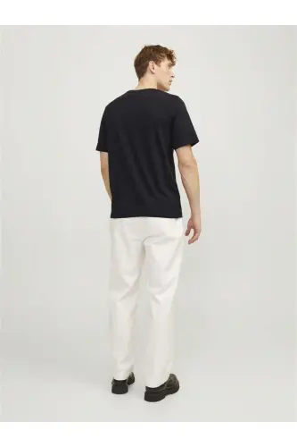 JPRBLAJACK SS TEE CREW NECK FST LN Black - Black Onyx - 6