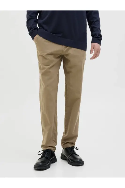 JPSTACE SUMMER LINEN BLEND CHINO PANT SN - Siyah - 5