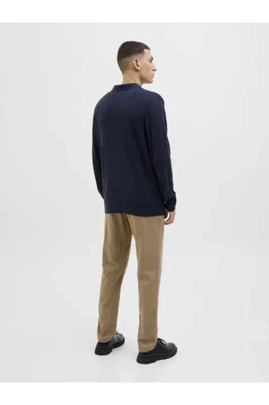 JPSTACE SUMMER LINEN BLEND CHINO PANT SN - Siyah - 7