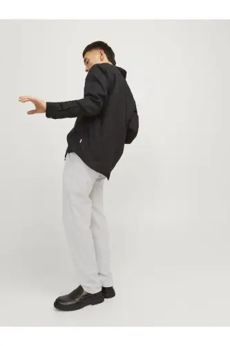 JPSTACE SUMMER LINEN BLEND CHINO PANT SN - Siyah - 8