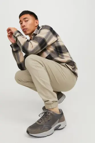 Erkek Jogger Pantolon - Gordon Dave - bej - 4