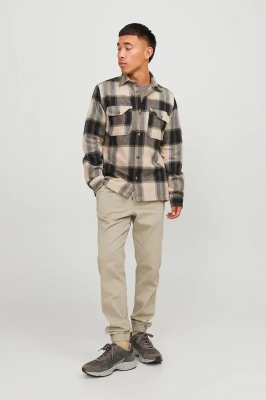 Erkek Jogger Pantolon - Gordon Dave - bej - 8