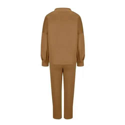 Jsaierl Women's 2 Piece Outfits Long Sleeve Pullover Sweatshirt Jogger Pants Sweatsuit Lounge Sets Fall Outfits for Women 2024 - 4