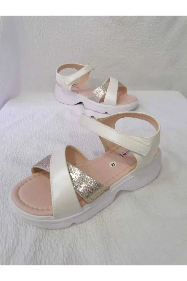 JUDA YENGIL QALIN TAG'LI QIZ BOLALAR SANDALETLARI - 6