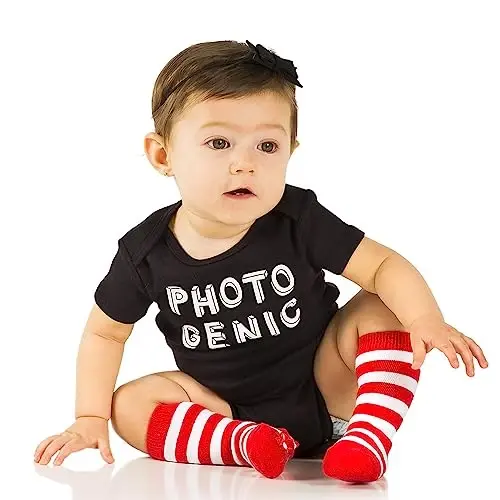 juDanzy Knee High Socks with Grips for Babies, Toddlers and Children - 3