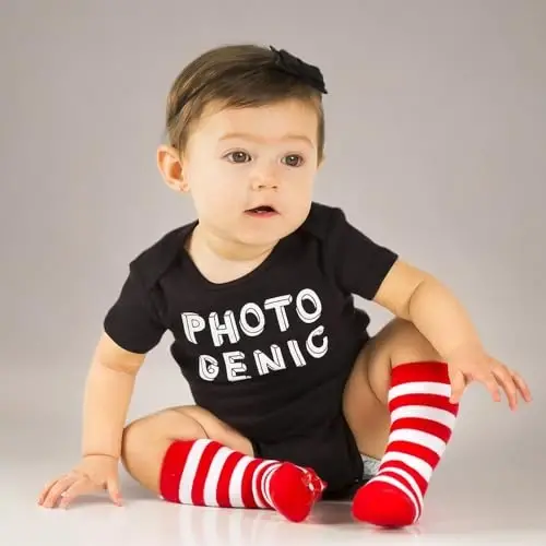 juDanzy Knee High Socks with Grips for Babies, Toddlers and Children - 4