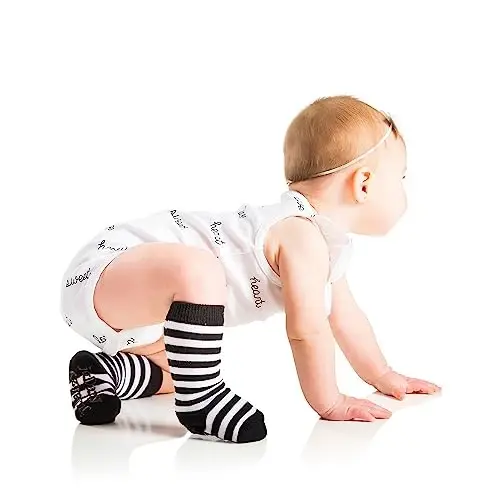 juDanzy Knee High Socks with Grips for Babies, Toddlers and Children - 3