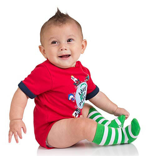 juDanzy Knee High Socks with Grips for Babies, Toddlers and Children - 8