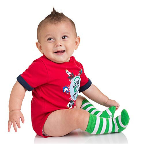 juDanzy Knee High Socks with Grips for Babies, Toddlers and Children - 5