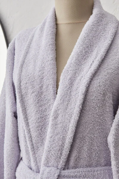 Judi 100% Cotton Bathrobe Set S M Lilac - Modazone (1)