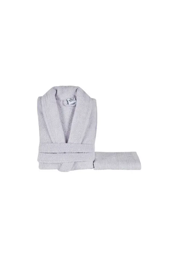 Judi 100% Cotton Bathrobe Set S M Lilac - 4