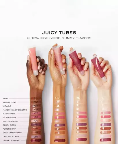 Juicy Tubes Original Lip Gloss - YANGI! 27 Cheeky Cherry - 3