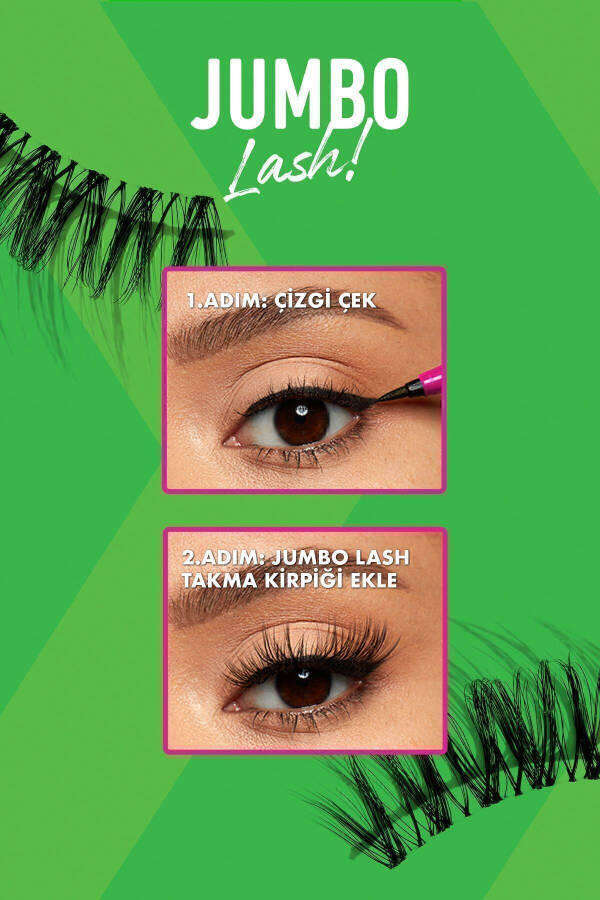 Jumbo Lash 2 в 1 подводка для глаз и клей для ресниц - Baddest Black - 4