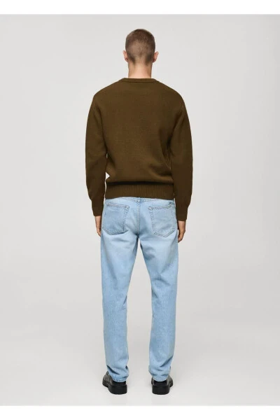 Jun karışımlı triko sviter - 4