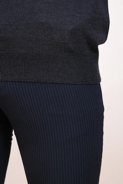 Junli Ko'lsiz Triko Sviter - 7