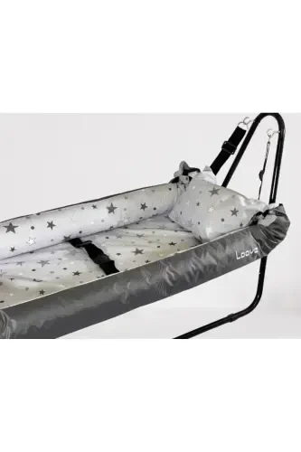 Jupiter Baby Hammock Grey-Grey-Grey - LOOVE BEBE (1)