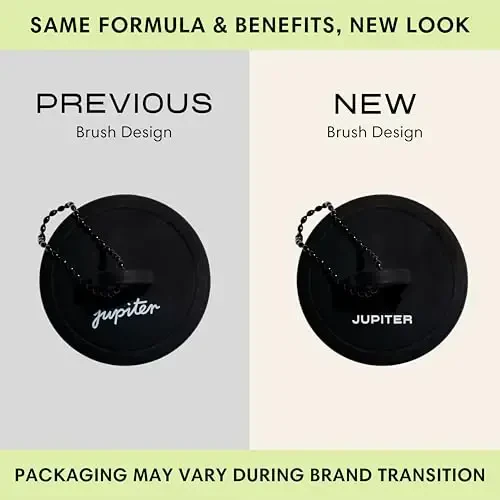 Jupiter Scalp Exfoliator - Scalp Massager Tool for Wet & Dry Hair - Ergonomic Detangler Brush - Dandruff Comb & Scrub to Remove Dandruff & Buildup and Support Circulation - 2 Pack, Black - 2