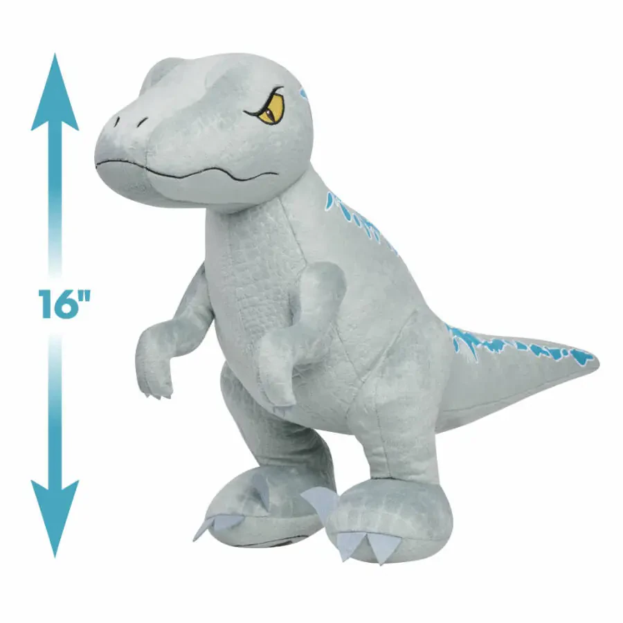 Jurassic World Extra Large Plush Blue, 16-inch Dinosaur Stuffed Animal-BLUE - 3