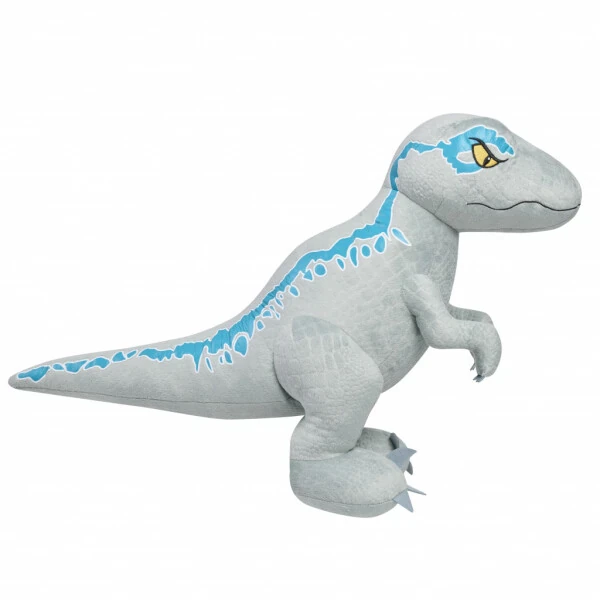 Jurassic World Extra Large Plush Blue, 16-inch Dinosaur Stuffed Animal-BLUE - 4