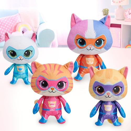 Just Play Disney Junior SuperKitties 7-inch Small Plush Stuffed Animal, Ginny, Kitten, Kids Toys for Ages 2 Up - 19