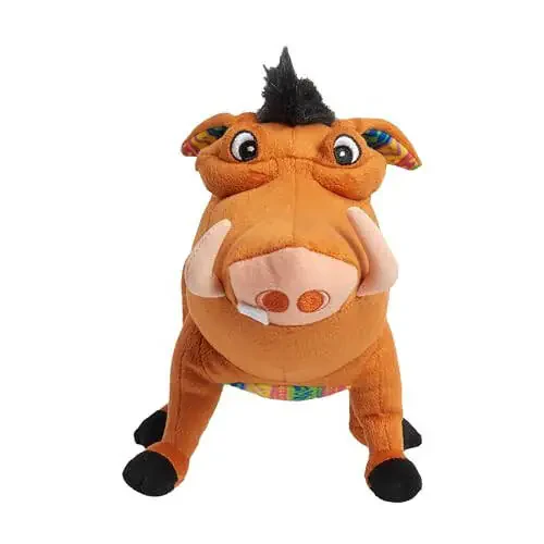 Just Play Disney The Lion King 30th Anniversary Pumbaa Small Plush Stuffed Animal, Warthog, Kids Toys for Ages 2 Up - 3