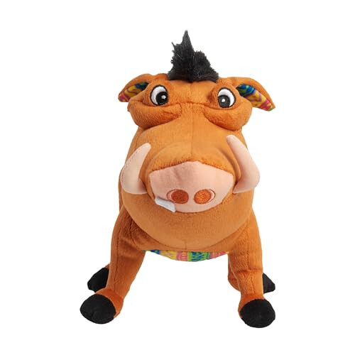 Just Play Disney The Lion King 30th Anniversary Pumbaa Small Plush Stuffed Animal, Warthog, Kids Toys for Ages 2 Up - 1