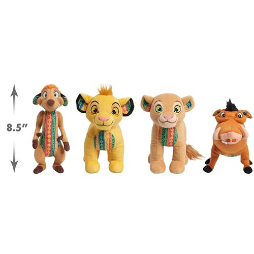 Just Play Disney The Lion King 30th Anniversary Pumbaa Small Plush Stuffed Animal, Warthog, Kids Toys for Ages 2 Up - 5