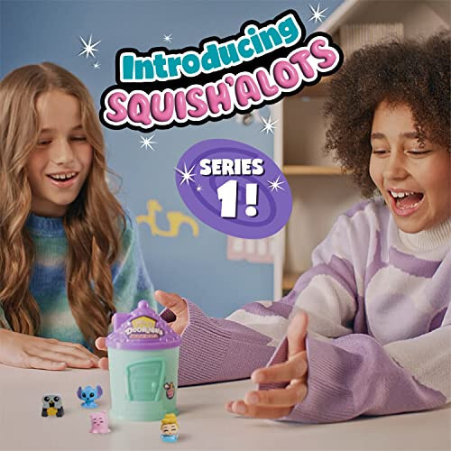Just Play Squish'Alots 1-Seriya, Kapsuladagi To'plash mumkin bo'lgan Ko'r xalta Figuralari, Rasmiy litsenziyalangan 5 yosh va undan katta bolalar uchun o'yinchoqlar Just Play tomonidan - 3