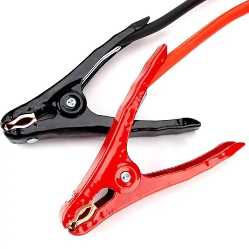 Justin Case Heavy-Duty Jumper Cables for Car, Includes 8 Gauge Wire Conductor 12' Car Jumper Cables & 365 Day Roadside Assistance - 3