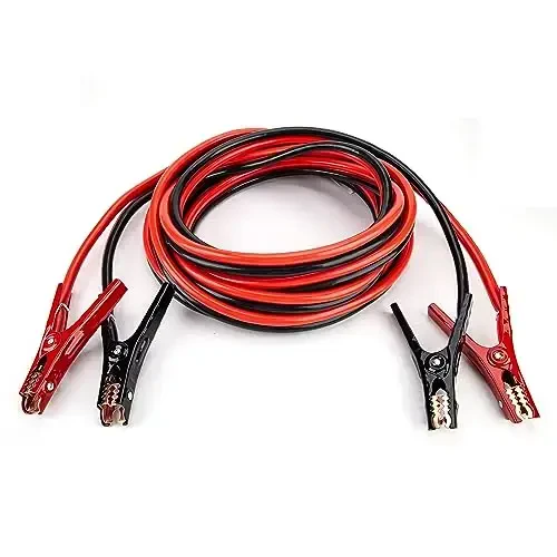 Justin Case Super Heavy-Duty Jumper Cables for Car, Includes 1 Gauge Wire Conductor 25' Car Jumper Cables & 365 Days of Roadside Assistance - 2