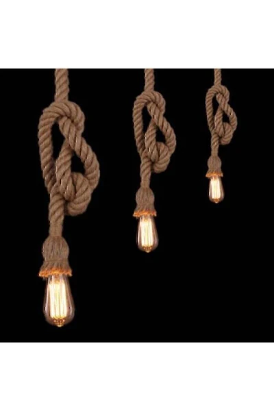 Jut Arqon Oshnoq Chandelier 20 Mm 120cm Kabel Rozетка Oshnoq Vizual Moslash Mahsulot - GENEL MARKALAR (1)