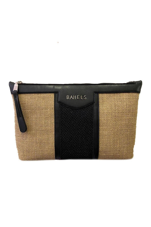 Jute Straw Custom Designed Women's Portfolio & Clutch Bag - 3