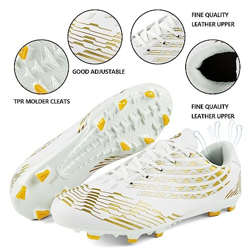 Juzecx Men's Soccer Cleats FG/AG - 4